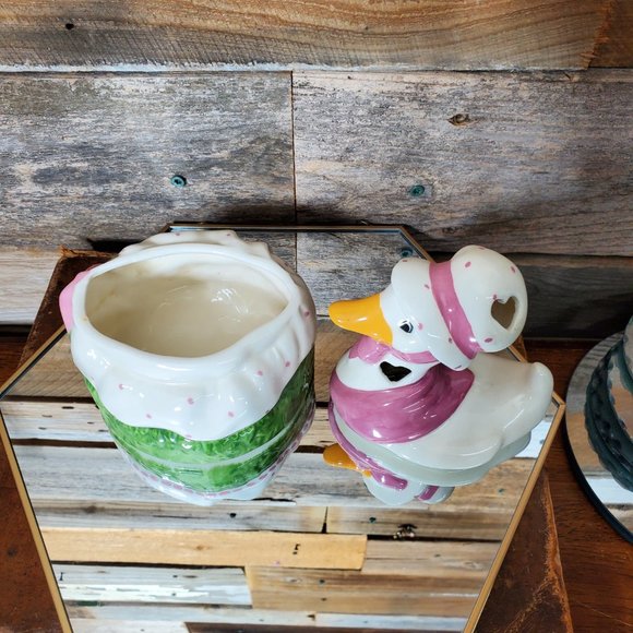 Mother Goose - Country Goose - Candy Dish - Votive Candle Holder - Picture 4 of 8